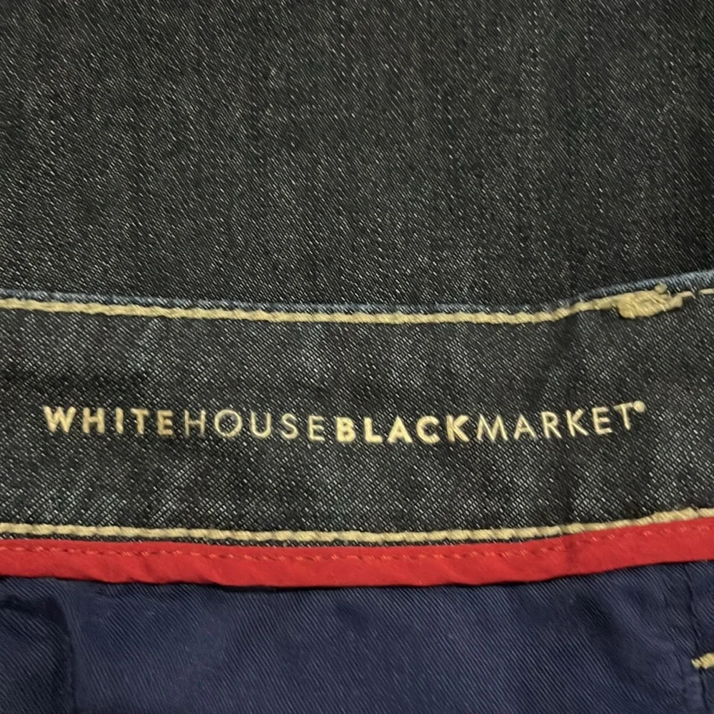 White House Black Market “The Sculpt” Slim Women’s Dark Wash Jeans Size 8 - Picture 5 of 5